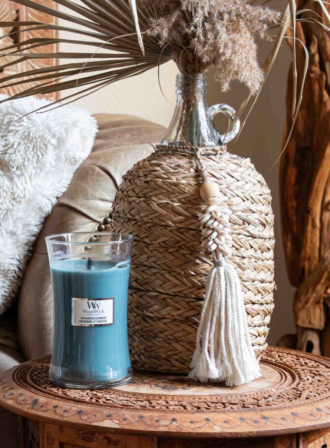 Woodwick Candle "Evergreen Cashmere"