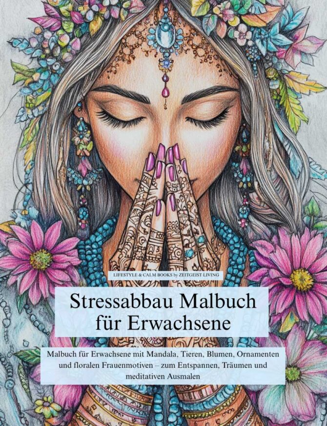 Stressabbau Malbuch für Erwachsene
