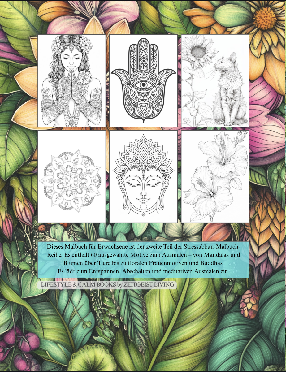 Stressabbau Malbuch für Erwachsene (Kopie) – Bild 4