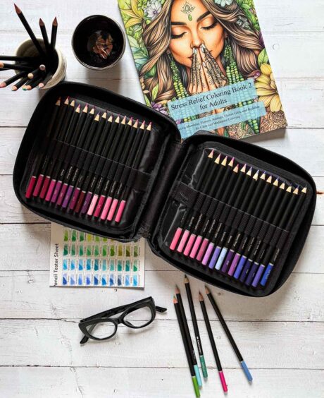 Castle Art Buntstift Set mit Tasche – 120 Farben