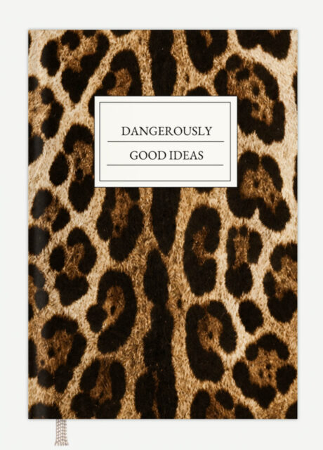 Leopard-Notizbuch – personalisierbar