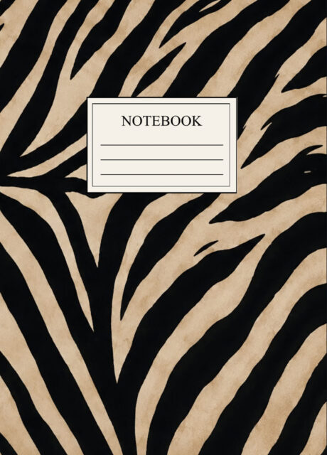 Zebra Stripe Notizbuch A5